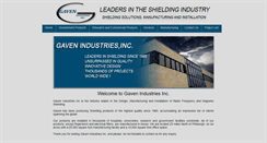 Desktop Screenshot of gavenindustries.com